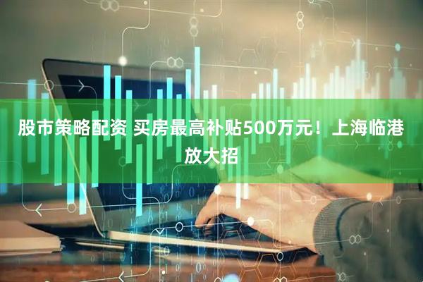 股市策略配资 买房最高补贴500万元！上海临港放大招
