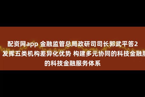 配资网app 金融监管总局政研司司长郭武平答21记者： 发挥五类机构差异化优势 构建多元协同的科技金融服务体系